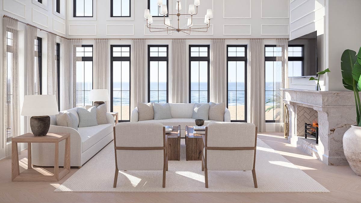 Plan 623612DJ: Elegant Coastal Contemporary House Plan with 5 Bedrooms and Ocean Views - Image #12 - Beach, Coastal, Coastal Contemporary