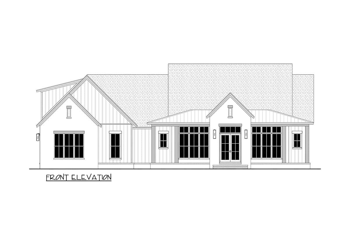 Plan 52032HZ: Modern Farmhouse House Plan with 3 to 4 Bedrooms and 2600 Sq Ft - Image #19 - Country, Hill Country, Modern Farmhouse, New American, Traditional, Transitional