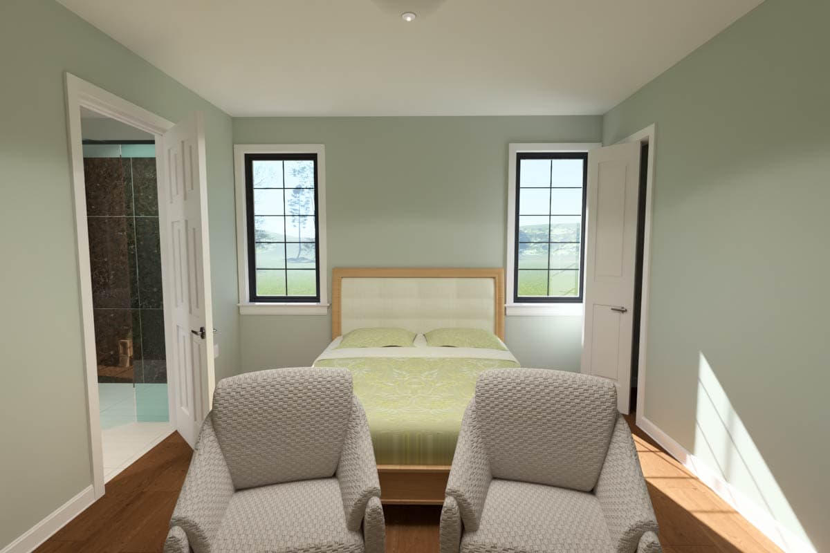 Plan 52523WM: Traditional 3-Bedroom House Plan with Upstairs Master Suite - Image #12 - Traditional