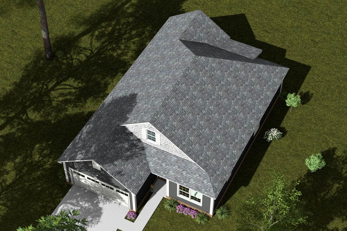 Plan 52524WM: Country House Plan with 3 Bedrooms and Attached 2-Car Garage - Image #13 - Country, Traditional