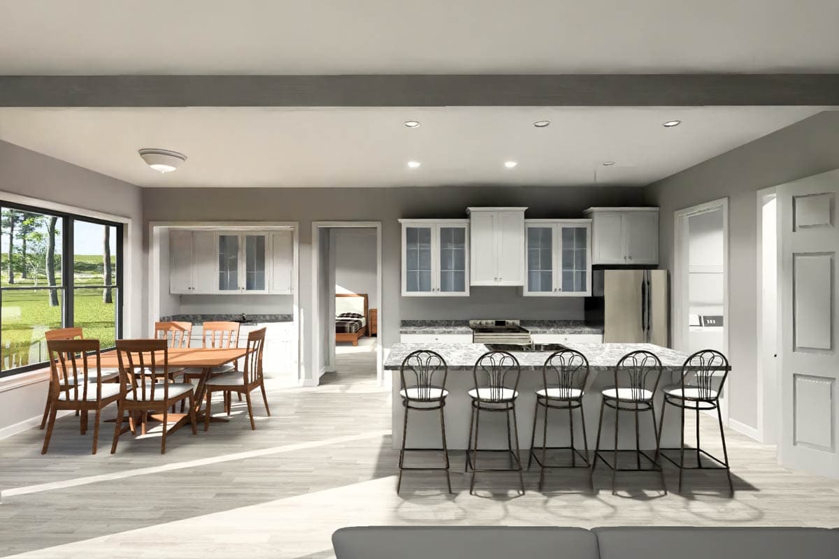 Plan 52525WM: Northwest Prairie Style House Plan with 3-4 Bedrooms and Tandem 3-Car Garage - Image #8 - Northwest, Prairie