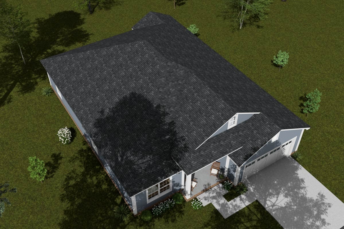 Plan 52526WM: Charming Ranch House Plan with 4 Bedrooms and Main Floor Master Suite - Image #19 - Ranch, Traditional