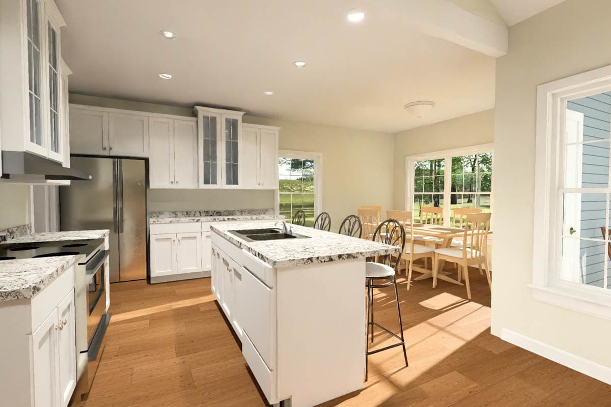 Plan 52526WM: Charming Ranch House Plan with 4 Bedrooms and Main Floor Master Suite - Image #11 - Ranch, Traditional