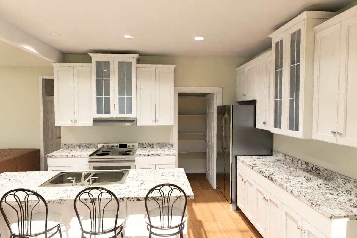 Plan 52526WM: Charming Ranch House Plan with 4 Bedrooms and Main Floor Master Suite - Image #13 - Ranch, Traditional