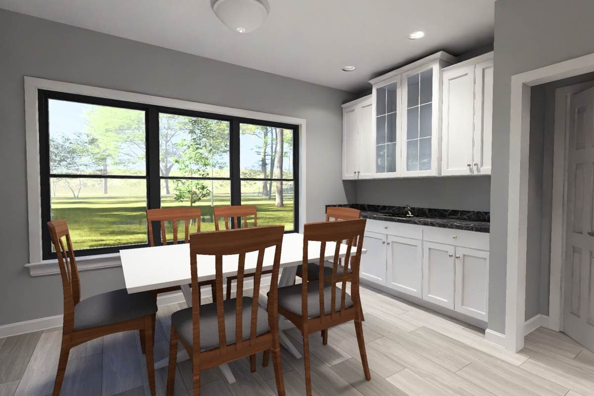 Plan 52528WM: Modern 3 Bedroom House Plan with Split Bedrooms and Inviting Porches - Image #10 - Modern
