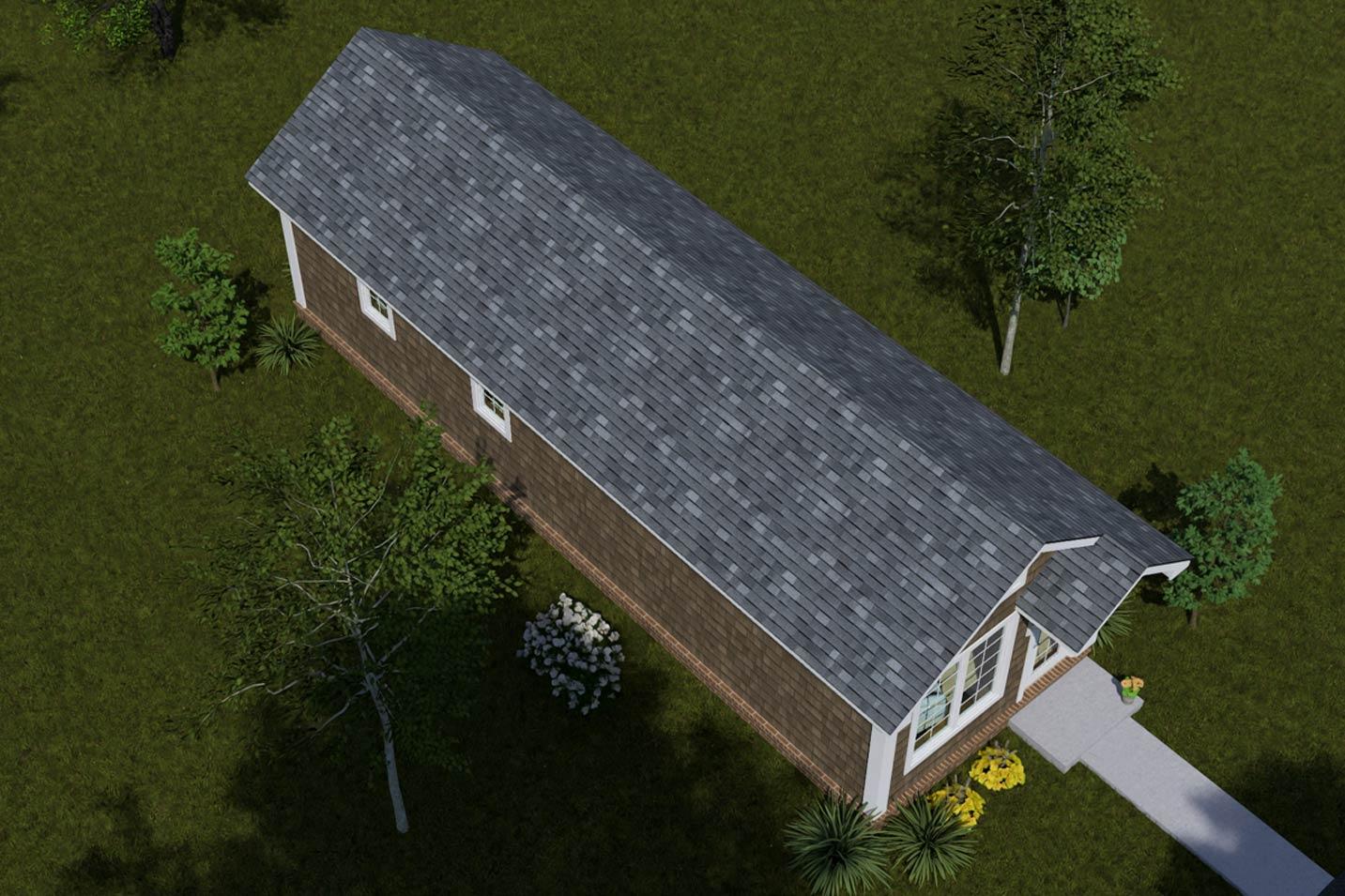 Plan 52530WM:  One Bedroom Cottage House Plan with Efficient Single Level Layout - Image #8 - Cottage, Ranch