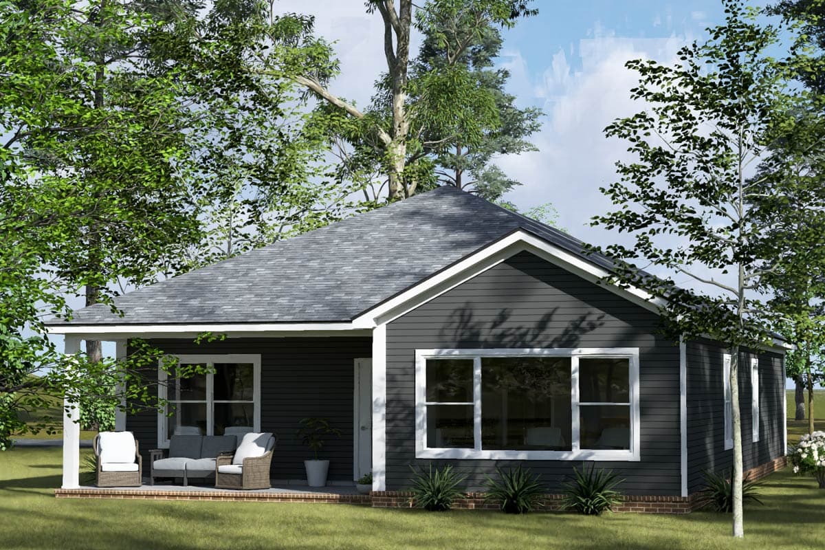 Plan 52531WM: Country Traditional House Plan with 3 Bedrooms and 2 Car Garage - Image #7 - Country, Traditional