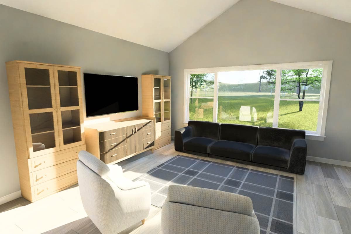 Plan 52531WM: Country Traditional House Plan with 3 Bedrooms and 2 Car Garage - Image #9 - Country, Traditional