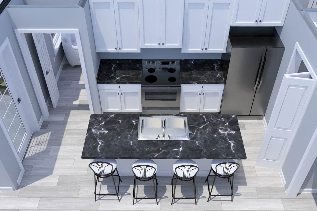 Plan 52531WM: Country Traditional House Plan with 3 Bedrooms and 2 Car Garage - Image #11 - Country, Traditional