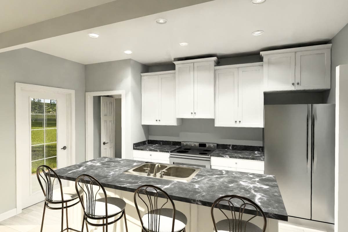 Plan 52531WM: Country Traditional House Plan with 3 Bedrooms and 2 Car Garage - Image #12 - Country, Traditional