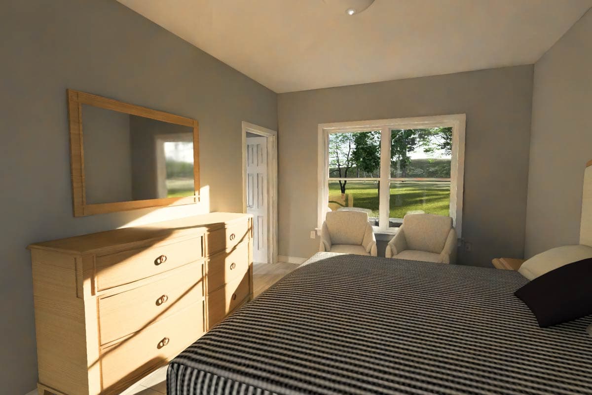 Plan 52531WM: Country Traditional House Plan with 3 Bedrooms and 2 Car Garage - Image #16 - Country, Traditional