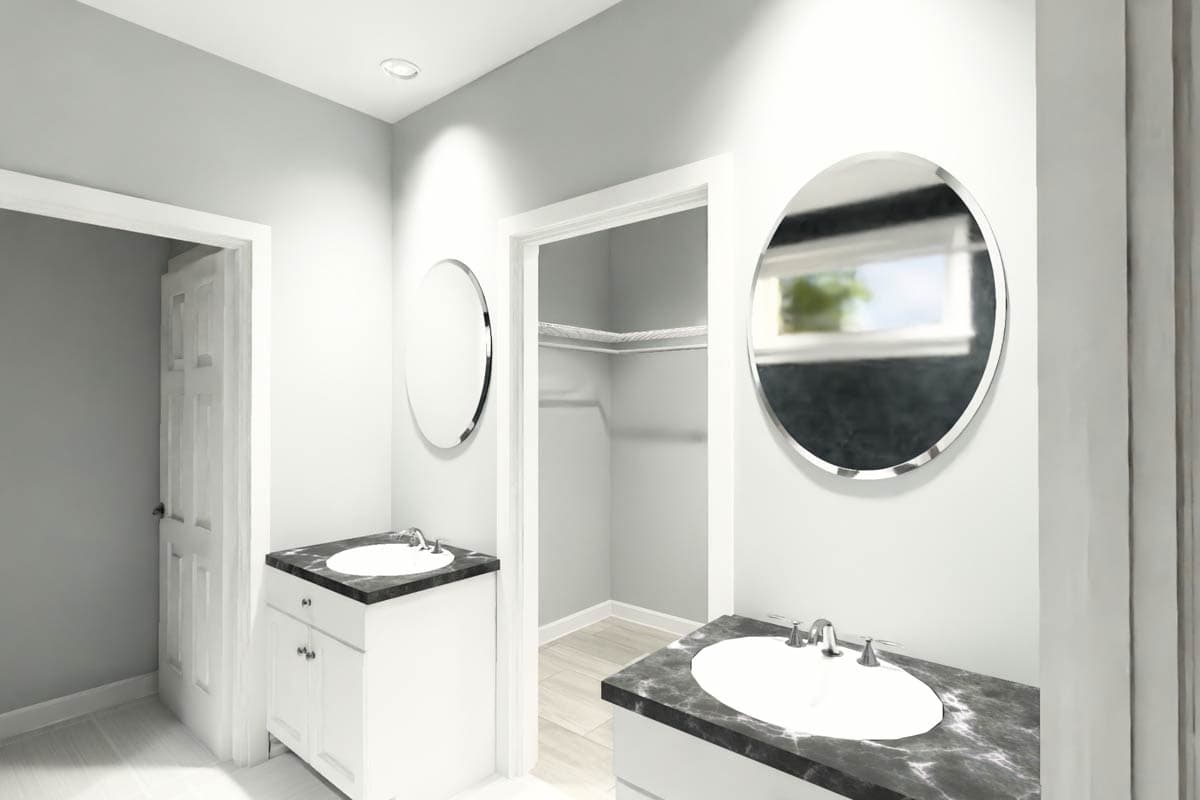 Plan 52531WM: Country Traditional House Plan with 3 Bedrooms and 2 Car Garage - Image #14 - Country, Traditional