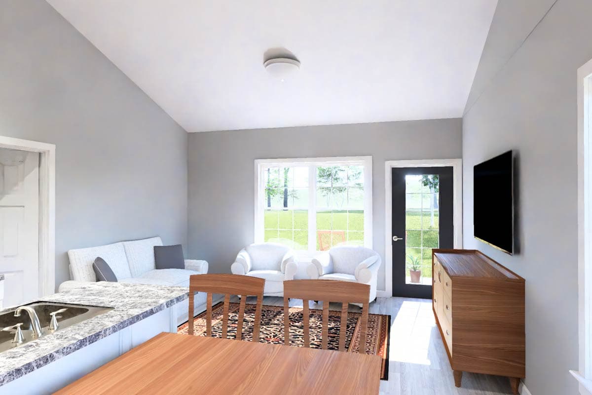 Plan 52532WM: Versatile 4 Bed Ranch Duplex House Plan with Split Living - Image #8 - Ranch, Traditional