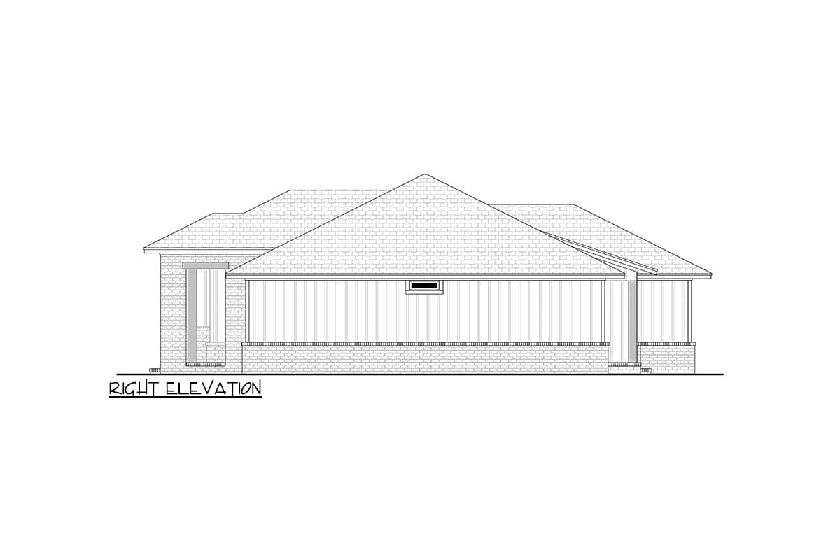 Plan 52033HZ: New American Ranch House Plan with Flex Room and Three Bedrooms - Image #12 - Farmhouse, New American, Ranch