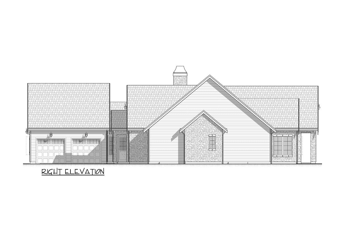 Plan 330028WLE: Elegant French Country House Plan with 4-6 Bedrooms and Two-Story Great Room - Image #8 - European, Farmhouse, French Country