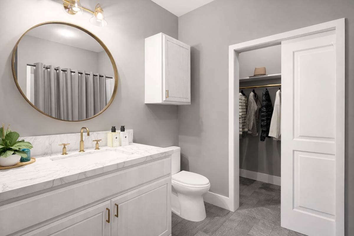 Plan 25077DH: Ranch Style Duplex House Plan with Six Bedrooms and Twin Garages - Image #15 - Country, Ranch, Southern, Traditional