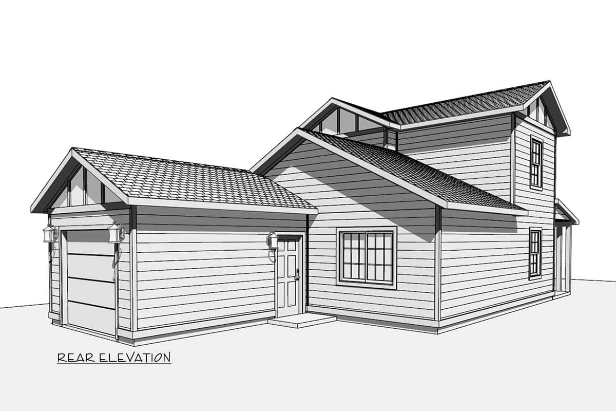 Plan 180024VNW: Efficient Traditional House Plan with 2 Bedrooms and Main Level Primary Suite - Image #10 - Traditional