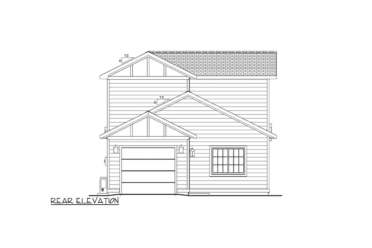 Plan 180024VNW: Efficient Traditional House Plan with 2 Bedrooms and Main Level Primary Suite - Image #6 - Traditional