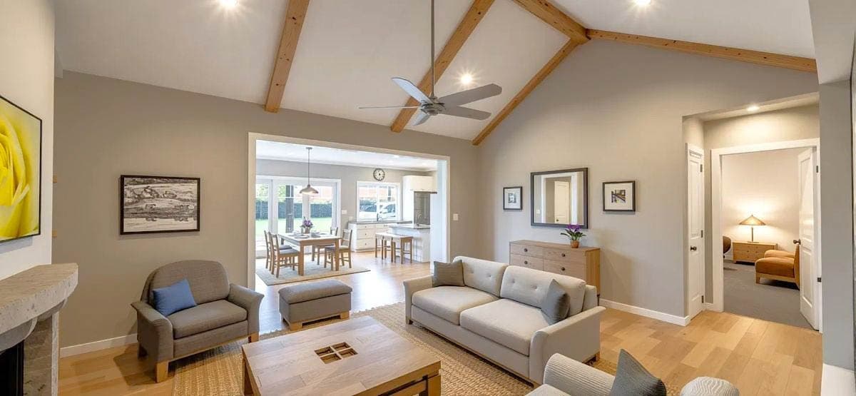 Plan 28954JJ: Charming Modern Farmhouse House Plan with Vaulted Great Room and Split Bedrooms - Image #5 - Country, Farmhouse, Modern Farmhouse, Ranch