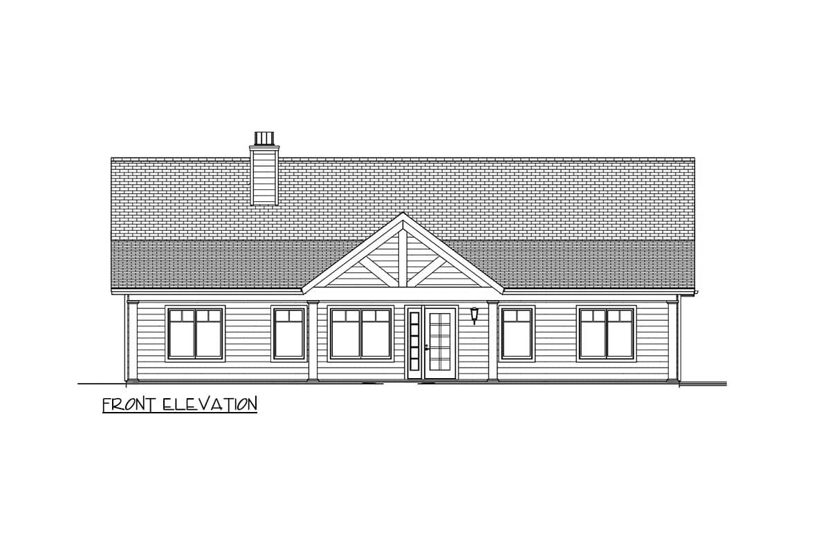 Plan 28954JJ: Charming Modern Farmhouse House Plan with Vaulted Great Room and Split Bedrooms - Image #9 - Country, Farmhouse, Modern Farmhouse, Ranch