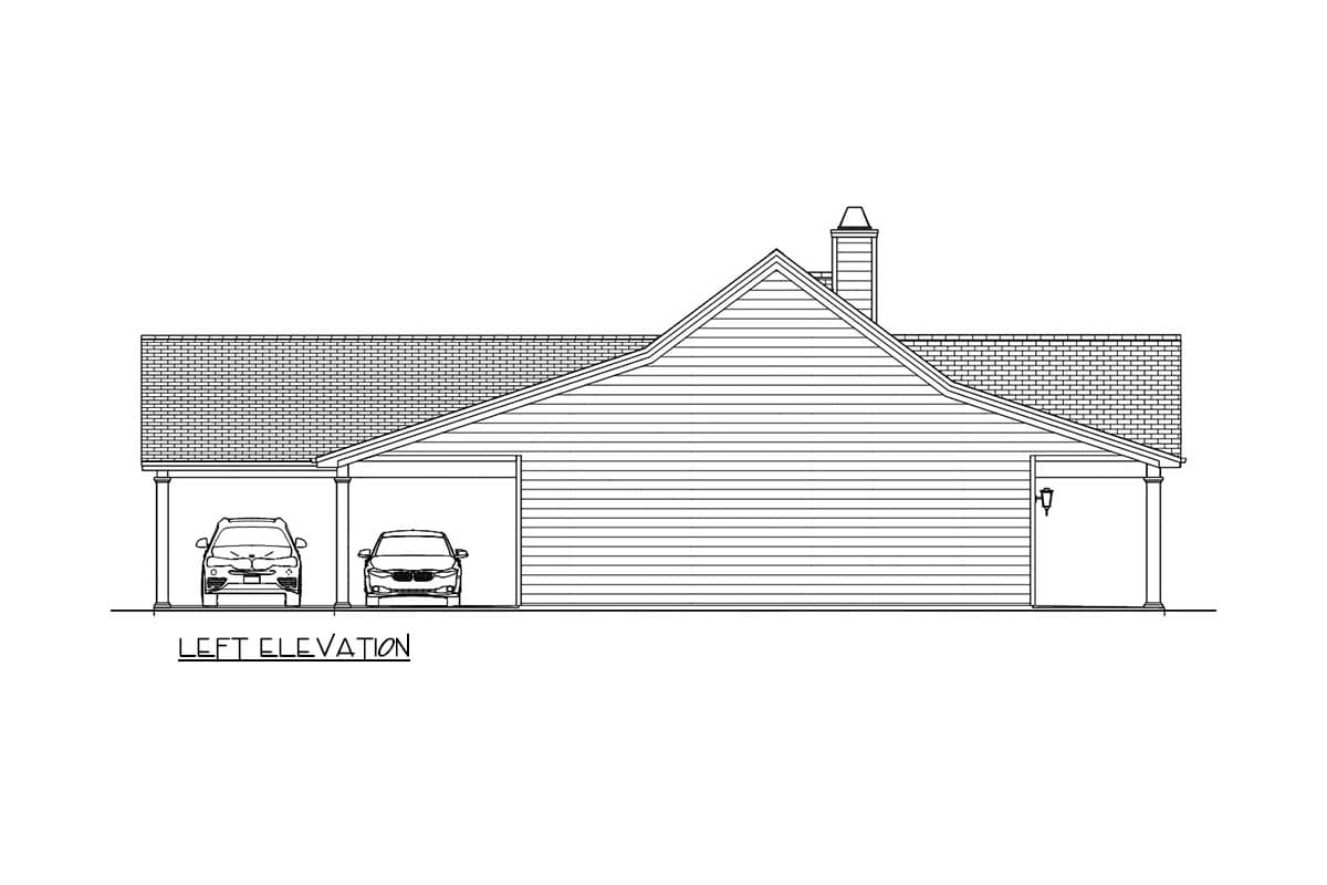 Plan 28954JJ: Charming Modern Farmhouse House Plan with Vaulted Great Room and Split Bedrooms - Image #10 - Country, Farmhouse, Modern Farmhouse, Ranch