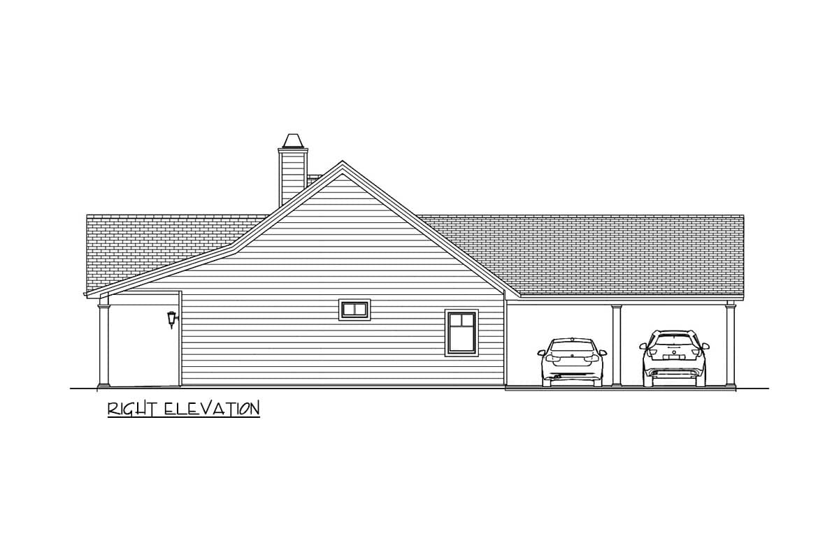 Plan 28954JJ: Charming Modern Farmhouse House Plan with Vaulted Great Room and Split Bedrooms - Image #12 - Country, Farmhouse, Modern Farmhouse, Ranch