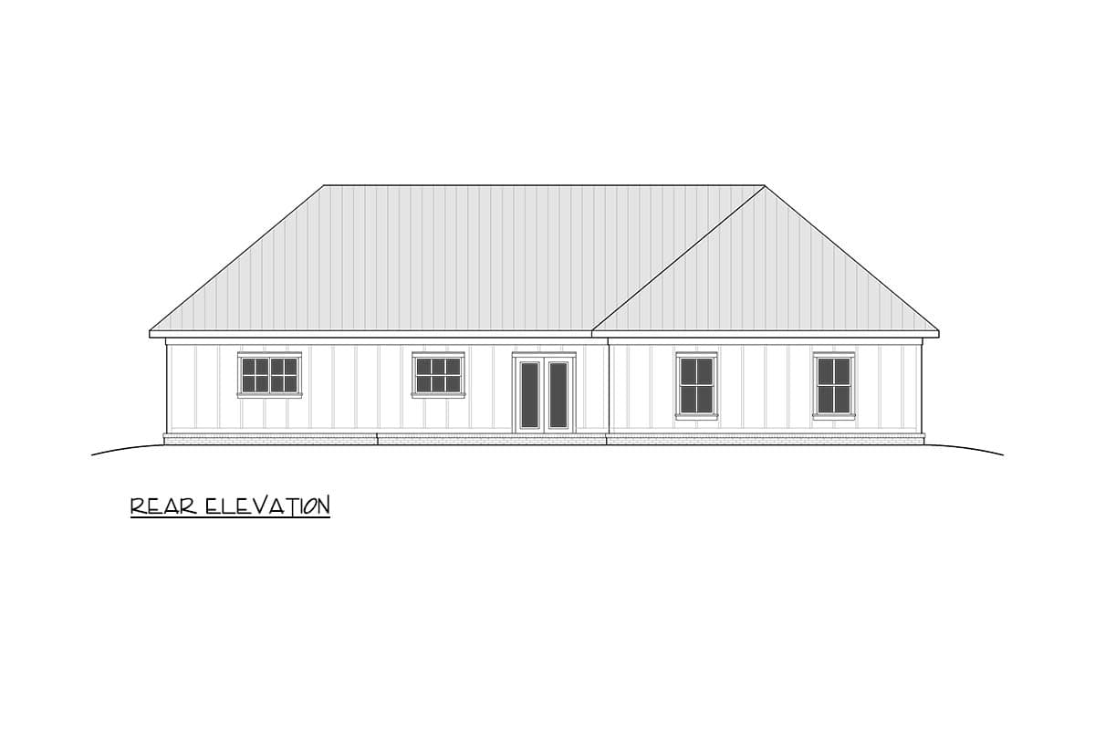 Plan 810059RBT: Spacious Modern Farmhouse Ranch House Plan with Split Bedrooms and 2-Car Garage - Image #6 - Country, Modern Farmhouse, New American, Ranch, Traditional