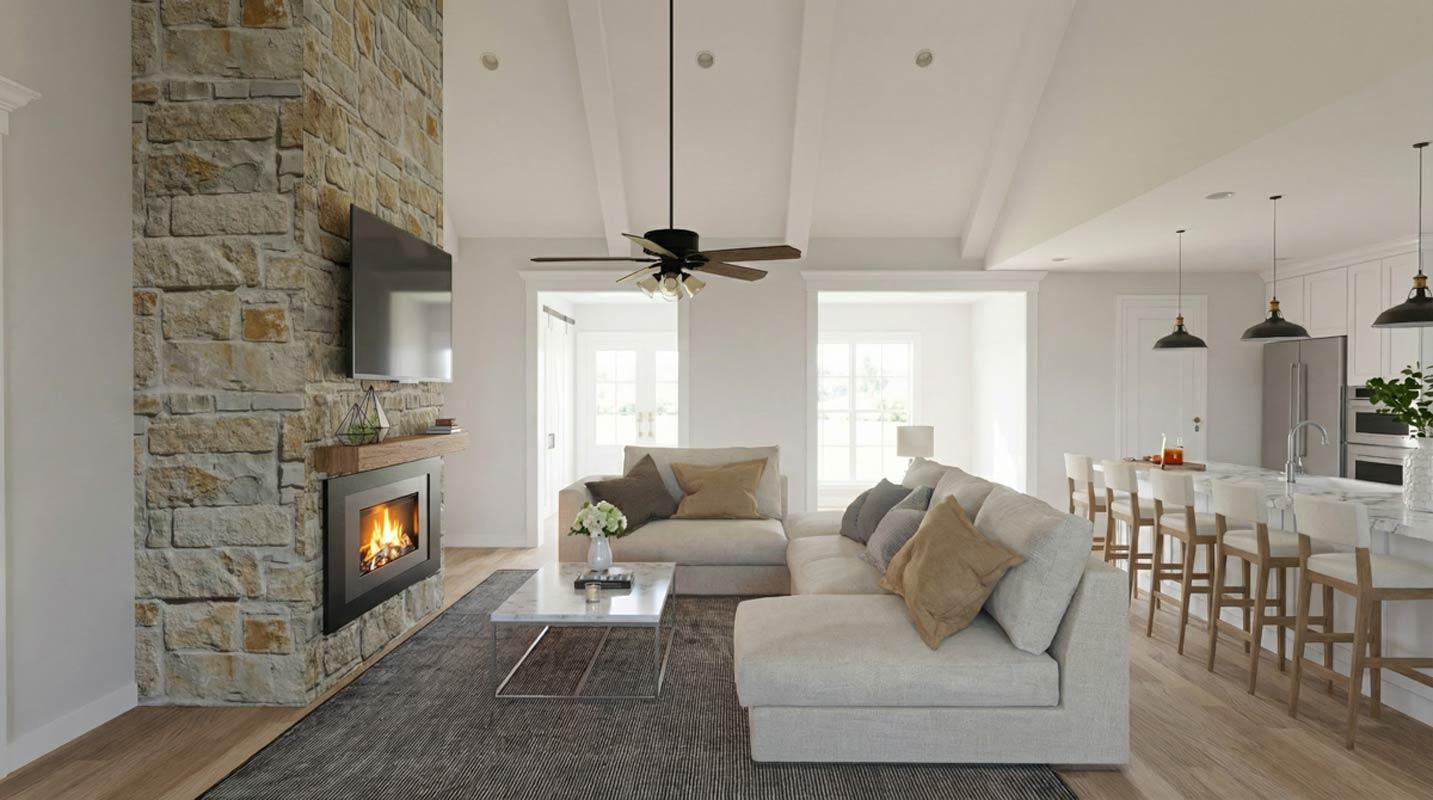 Plan 70954MK: Farmhouse House Plan with 3 Bedrooms and Flexible Bonus Room - Image #13 - Farmhouse, Modern Farmhouse, New American