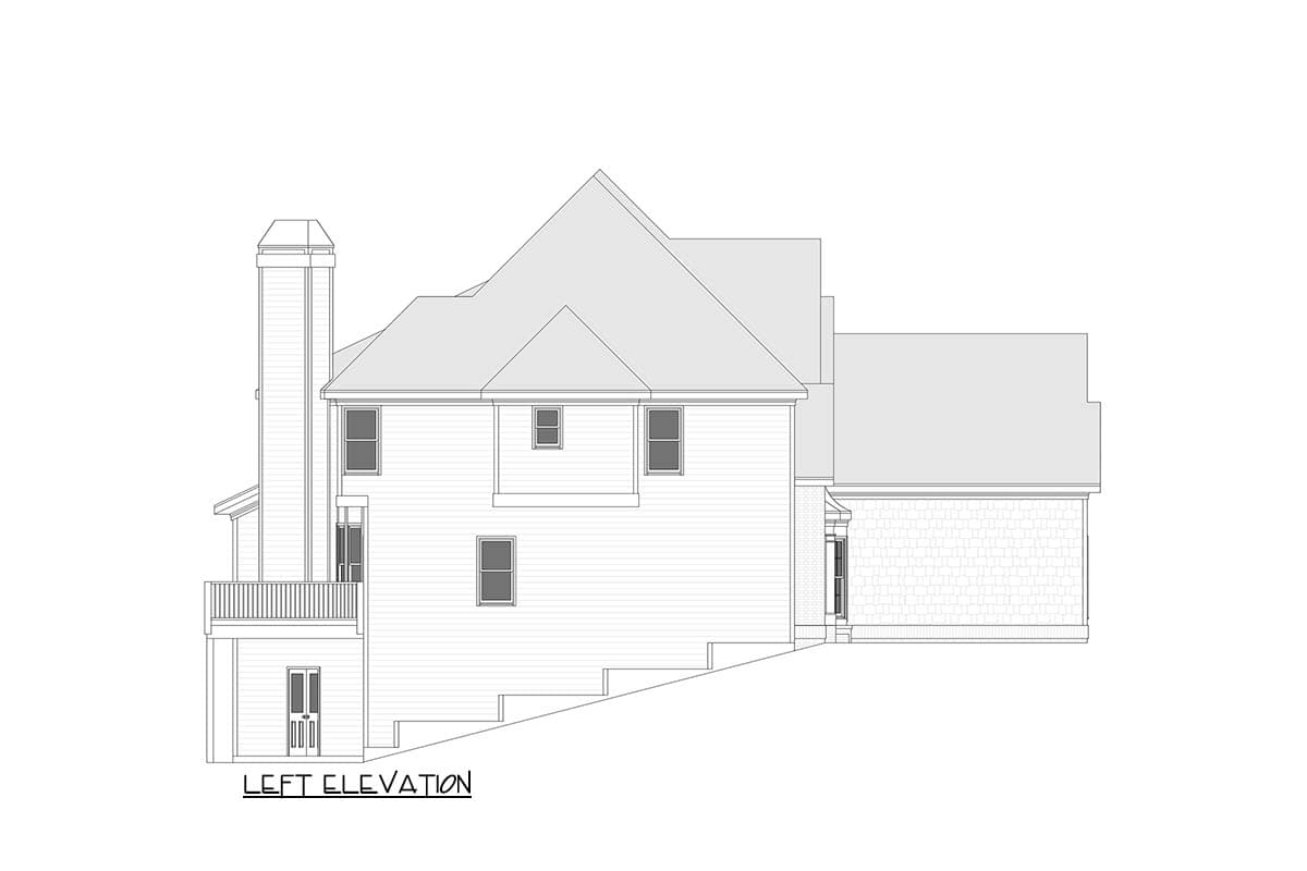 Plan 750032LDG: Elegant Georgian House Plan Featuring Five Bedrooms and Three Car Garage - Image #5 - Georgian, New American, Traditional
