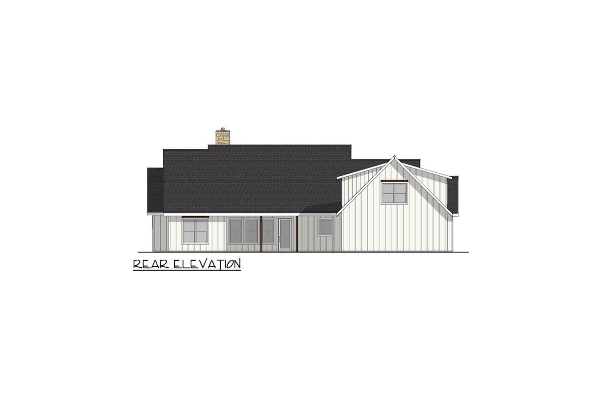 Plan 405113FDC: Spacious New American House Plan with First Floor Master and 3 Car Garage - Image #8 - Modern Farmhouse, New American