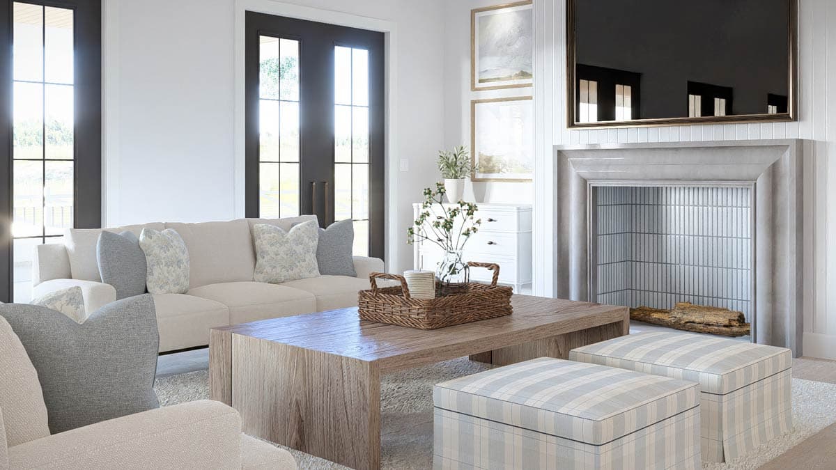 Plan 623613DJ: Modern Farmhouse House Plan with 3 Bedrooms Office and Optional Basement - Image #10 - Modern Farmhouse, New American