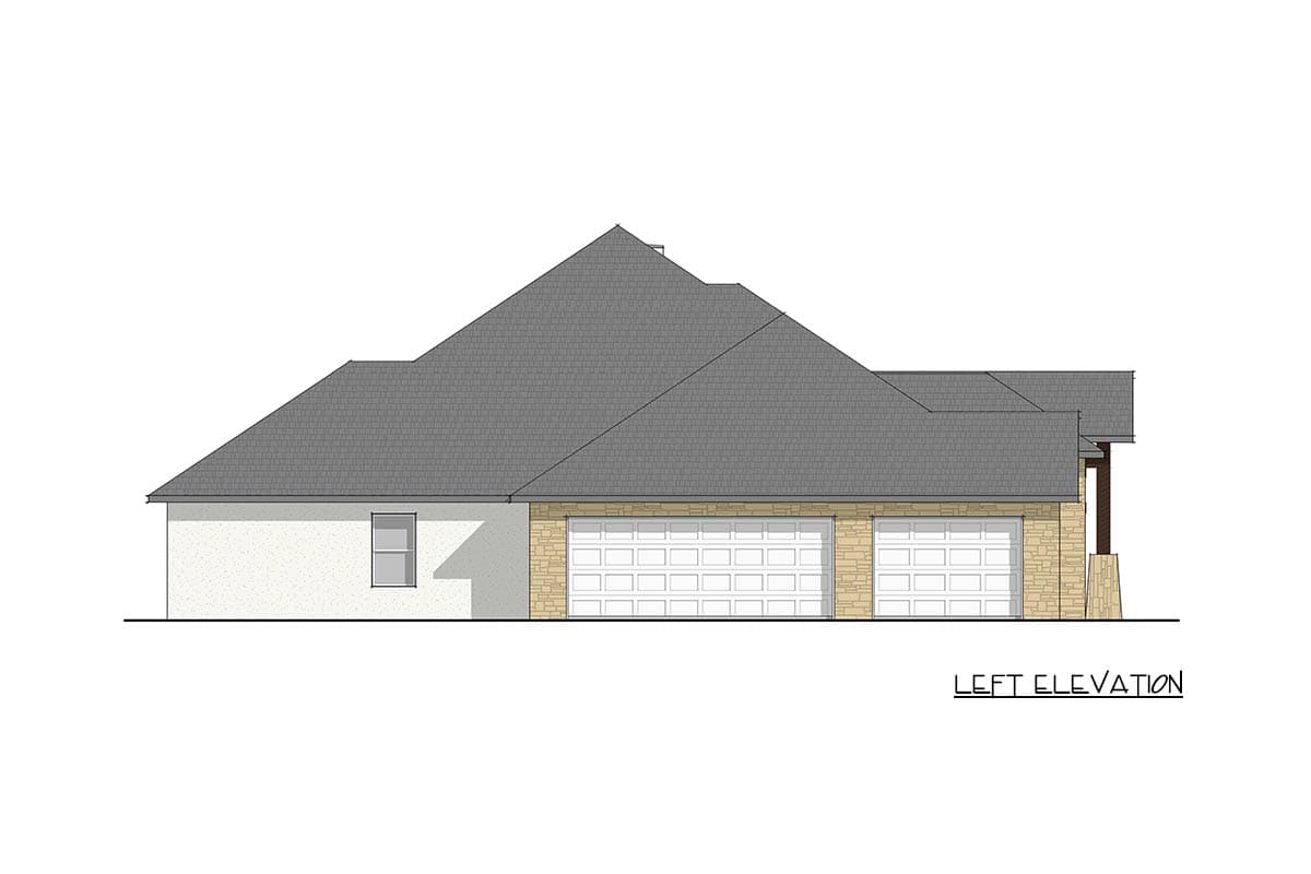 Plan 405117FDC: Hill Country Plan with 4 Bedrooms and 3-Car Garage - Image #50 - Hill Country, Traditional