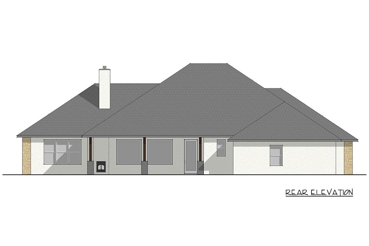 Plan 405117FDC: Hill Country Plan with 4 Bedrooms and 3-Car Garage - Image #51 - Hill Country, Traditional