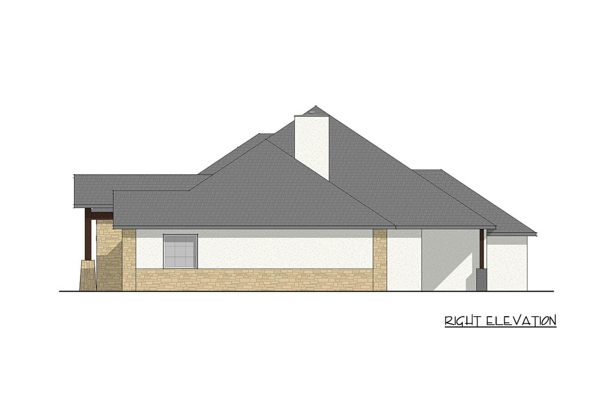 Plan 405117FDC: Hill Country Plan with 4 Bedrooms and 3-Car Garage - Image #52 - Hill Country, Traditional