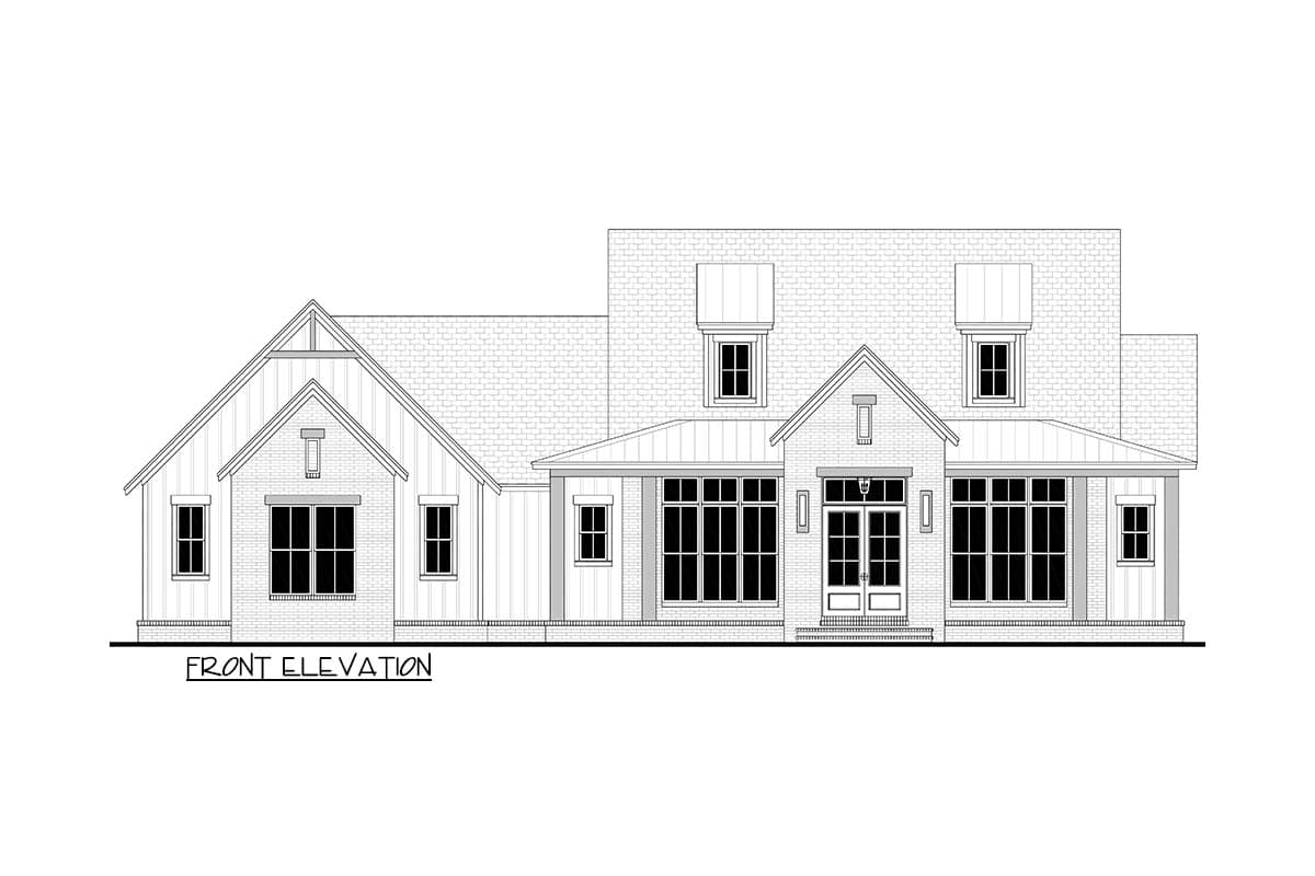 Plan 52035HZ: Spacious Modern Farmhouse House Plan with 3 Bedrooms and Outdoor Kitchen - Image #7 - Modern Farmhouse, Southern, Traditional, Transitional