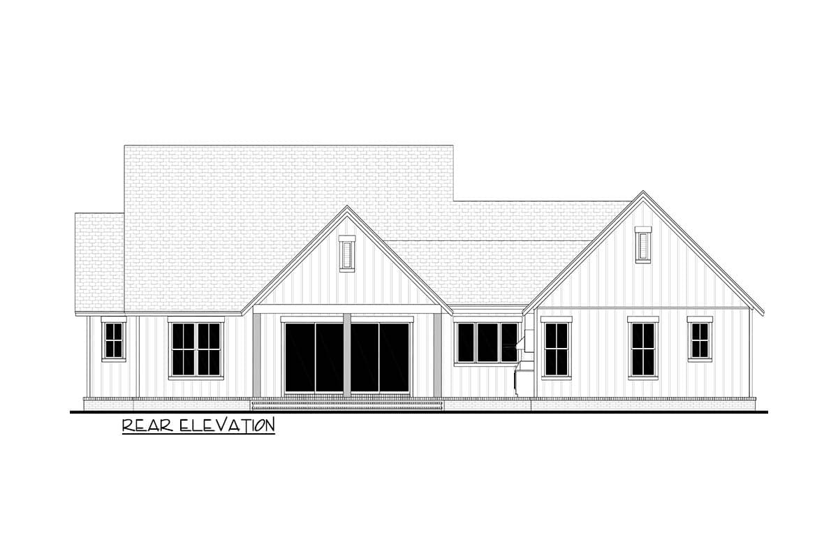 Plan 52035HZ: Spacious Modern Farmhouse House Plan with 3 Bedrooms and Outdoor Kitchen - Image #10 - Modern Farmhouse, Southern, Traditional, Transitional