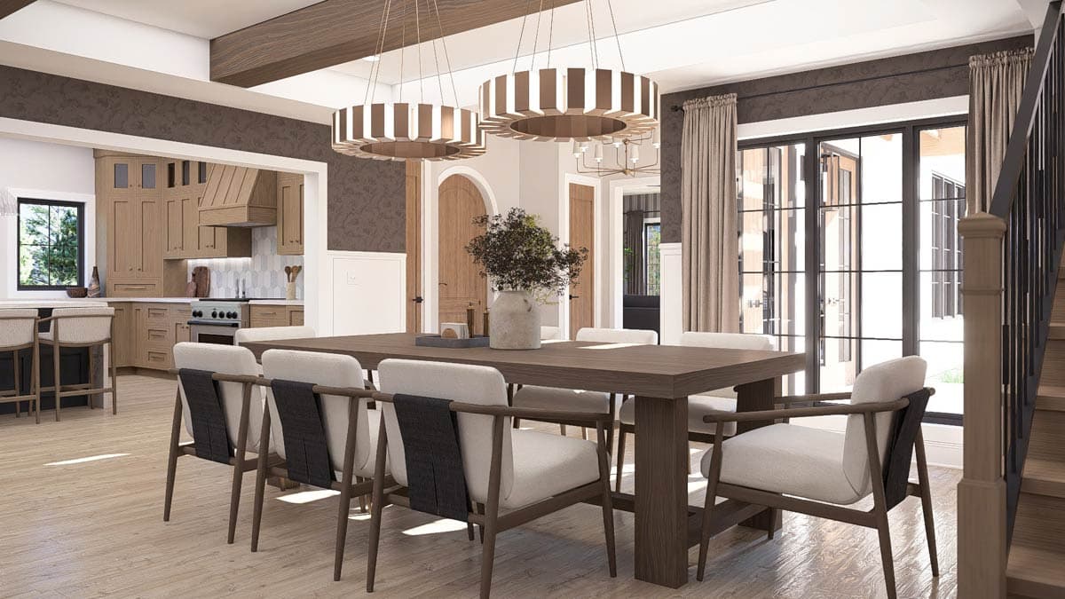 Plan 623614DJ: Luxury French Country House Plan with 4 Bedrooms and 3 Car Garage - Image #11 - European, French Country