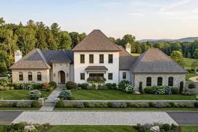 Luxury French Country House Plan with 4 Bedrooms and 3 Car Garage