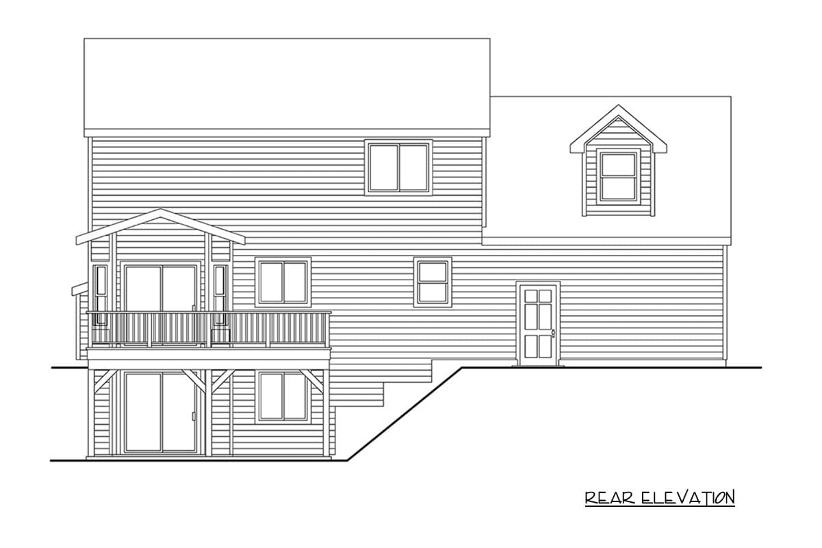 Plan 720178DA: Country Farmhouse House Plan with Upstairs Primary Suite - Image #10 - Country, Farmhouse, Traditional