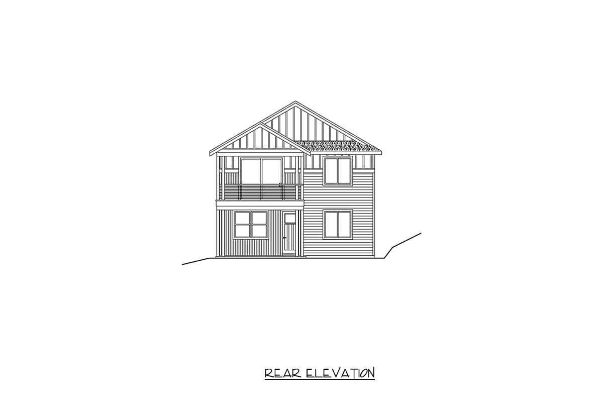 Plan 720179DA: Craftsman Cottage House Plan with Split Bedroom Layout - Image #10 - Bungalow, Cottage, Craftsman