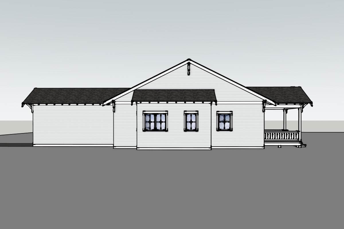 Plan 470317REY: Cozy Craftsman House Plan with Flexible Living and Front Porch - Image #8 - Bungalow, Cottage, Craftsman