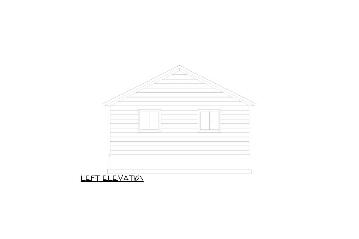 Plan 61738UT: Traditional Three-Car Garage House Plan with Workshop or Rec Room - Image #17 - Traditional
