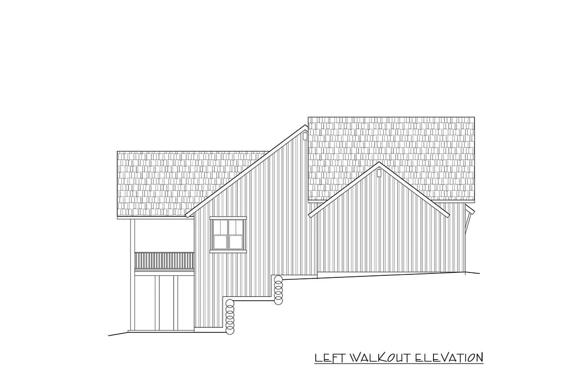 Plan 520036RKY: Modern Farmhouse House Plan with Flexible Living and Three Car Garage - Image #7 - Country, Modern Farmhouse, Mountain, New American