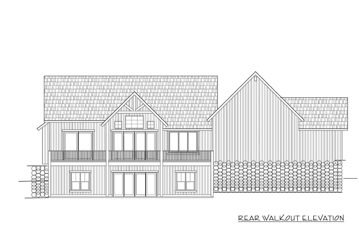 Plan 520036RKY: Modern Farmhouse House Plan with Flexible Living and Three Car Garage - Image #8 - Country, Modern Farmhouse, Mountain, New American
