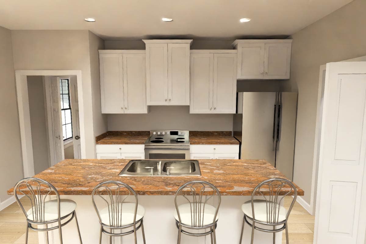 Plan 52539WM: Country Ranch House Plan with Split Bedrooms and Walk in Pantry - Image #11 - Country, Ranch, Traditional