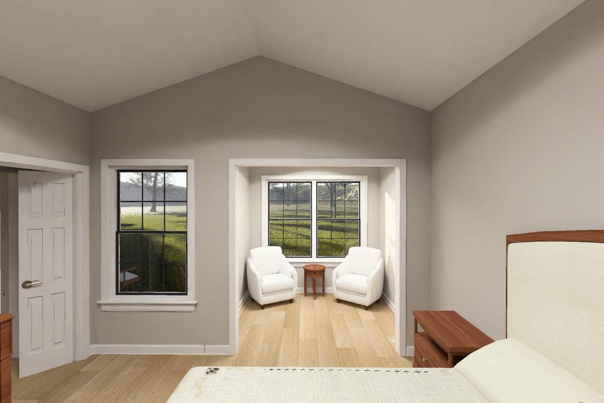 Plan 52539WM: Country Ranch House Plan with Split Bedrooms and Walk in Pantry - Image #15 - Country, Ranch, Traditional
