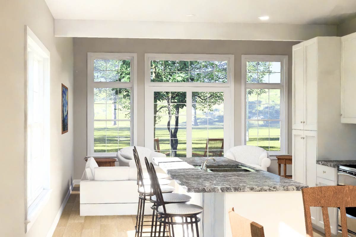 Plan 52541WM: Traditional Narrow-Lot House Plan with Upstairs Master Suite - Image #10 - Traditional