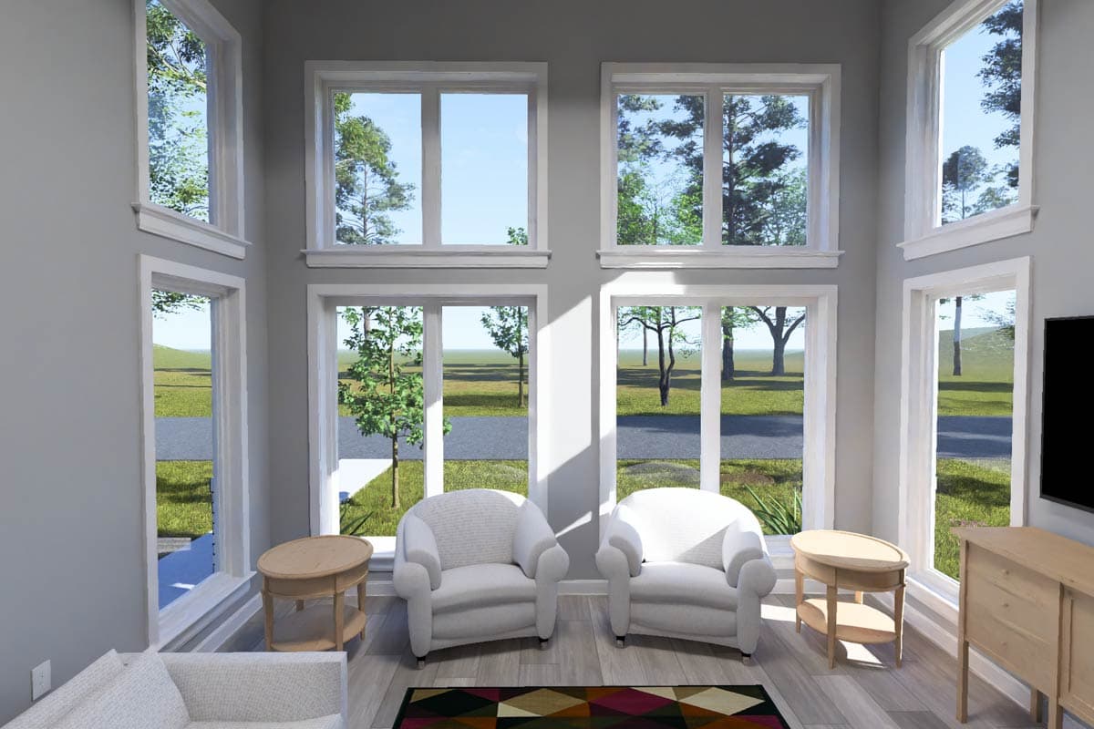 Plan 52542WM: Contemporary Modern House Plan with Open Flow and Pantry Storage - Image #11 - Contemporary, Modern