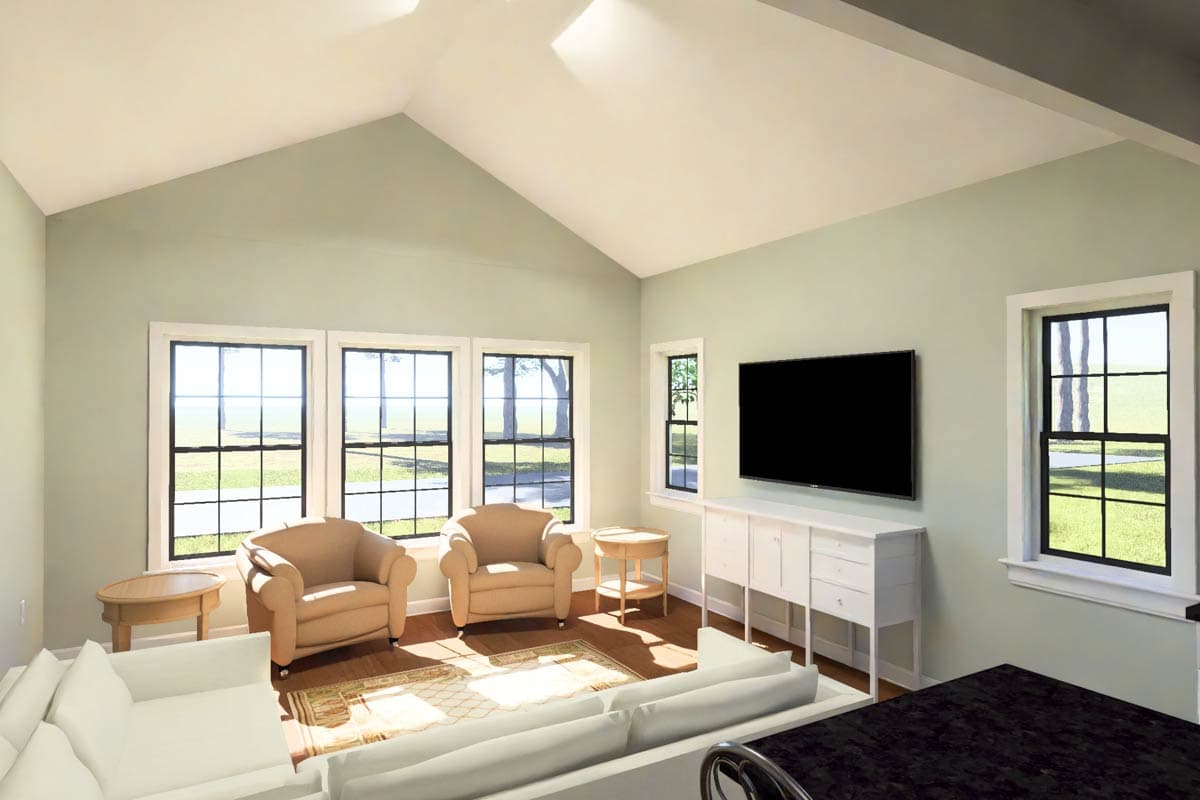 Plan 52543WM: Country Ranch House Plan with Walk-In Pantry and Front Porch - Image #9 - Country, Ranch, Traditional