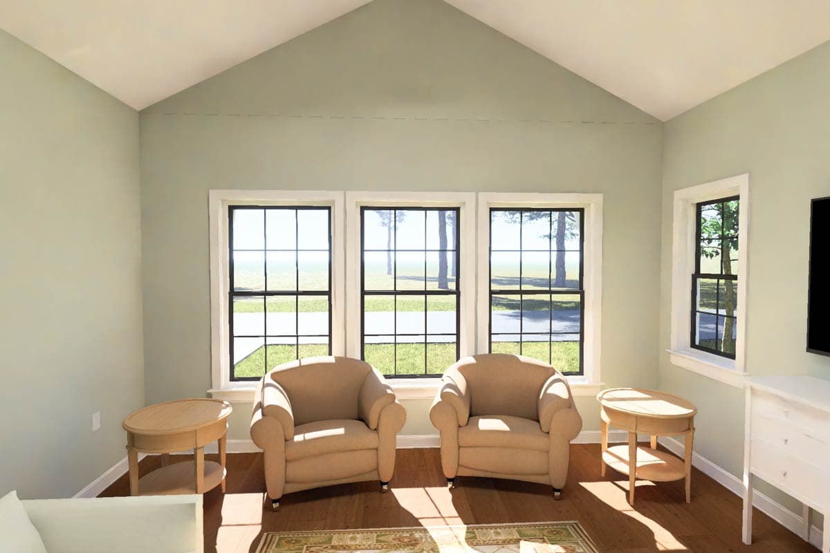 Plan 52543WM: Country Ranch House Plan with Walk-In Pantry and Front Porch - Image #10 - Country, Ranch, Traditional